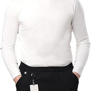 Precio barato Hombres Farmacia Personal Scrub Undershirt Venta al por mayor Más vendidos Hombres Stretch Hospital Scrub Undershirt - Product Image 5