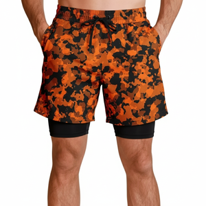 Shorts pour hommes en polyester et spandex personnalisés, sublimation, toutes tailles disponibles, meilleurs shorts pour hommes 2026 - Product Image 1