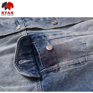 Veste en jean pour hommes, design personnalisé, logo OEM ODM, veste décontractée streetwear, fabricant - Product Image 3