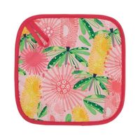 100% coton lin toile manique Durable écologique tapis de cuisine résistant à la chaleur à la mode Sublimation personnalisation vierge