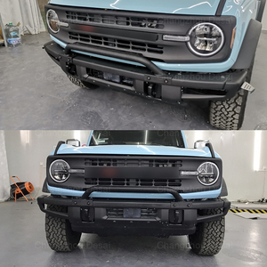 2021 <span class=keywords><strong>2022</strong></span> 2023 accessoires de voiture Version corne de boeuf de haute qualité pare-chocs avant lèvre avant barre de taureau pour Ford Bronco 2/4 porte - Product Image 5