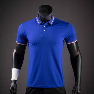 Verano 220gms en blanco Slim Fit Polos EE. UU. Tamaño Hombres Polo Camisetas de golf Hombres - Product Image 2