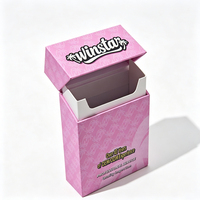Emballage en gros personnalisé pour sachets de poudre en stick avec boîte de présentation magnétique de luxe en papier, type boîte à cigarettes