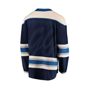 Maillot de hockey sur glace uni de style populaire de qualité supérieure nouveau design fait maillot de hockey sur glace pour jeunes - Product Image 3