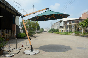 Sombrilla <span class=keywords><strong>Cantilever</strong></span> Moderna Premium para Exteriores, para Hoteles y Proyectos Comerciales, Poste de Aluminio Elegante y Duradero, Base de Granito/Acero, Protección UV - Product Image 6