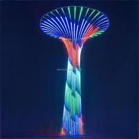 Outdoor 3D Riesige Leuchtende LED-Baum-Skulptur Weihnachtsdekoration für Kommerzielle Feiertagsbeleuchtung und Lichtshows