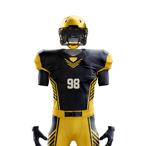 Customizable American Football Uniform Comfortable Breathable Short Sleeve Plus Size OEM <b>Serviced</b> <b>Design</b> Your Own Team Uniform - Product Image 4