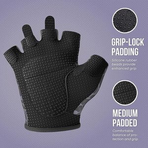 Guantes Deportivos Unisex de Media Mano, Diseño Camuflaje, Secado Rápido, Cuero Antideslizante, Correa de Muñeca Ajustable, Personalizables, Calidad Premium - Product Image 2