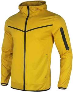 Ensemble de survêtement avec fermeture éclair complète pour hommes, survêtement de jogging en polaire taille XXL/XL, coupe-vent, respirant, imprimé, grande taille - Product Image 6