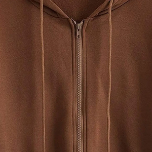 OEM/Venta de almacén Sudadera con capucha con cremallera completa para hombre Logotipo personalizado Impreso Basics Algodón mezclado para invierno Puls Tamaño - Product Image 2