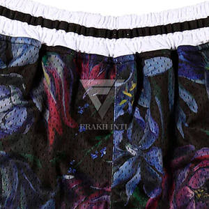 กางเกงขาสั้นผ้าตาข่ายของผู้ชายกางเกงขาสั้นตาข่ายดีไซน์ใหม่ล่าสุด - Product Image 3