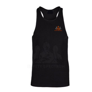 Camiseta sin Mangas Deportiva para Hombre, de Secado Rápido, Transpirable, Tejida, Informal, 100% Algodón, Alta Calidad - Product Image 3