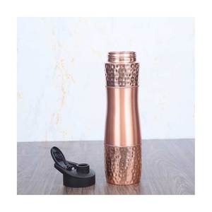 Nouveau design bouteille en cuivre conception bouteille en cuivre imprimée avec haute qualité sans Bpa vide large bouteille d'eau en cuivre pur - Product Image 6