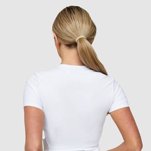 Camiseta corta de moda para mujer: elegante y transpirable, cómoda, perfecta para ropa informal y de entrenamiento - Product Image 3