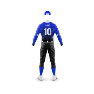 Camisetas de béisbol con logotipo bordado por sublimación de uniforme de béisbol personalizado de alta calidad - Product Image 5