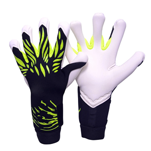 Gants de gardien de but de football en cuir respirant de haute qualité 2025, antidérapants, imperméables, personnalisables avec logo, pour extérieur - Product Image 2