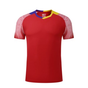 Venta al por mayor de sublimación de impresión de bádminton Jersey hombres personalizado bádminton Jersey Unisex bádminton camiseta - Product Image 1