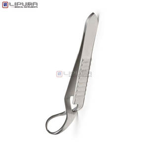 Pinces à serviettes Jones de haute qualité incurvées 9cm tissu sécurisé chirurgical tenant des instruments médicaux en acier inoxydable - Product Image 4