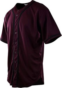 Vente en gros Uniforme de jeunes de baseball pour hommes T-Shirt imprimé personnalisé à manches courtes vêtements de softball respirant Base Ball Jersey Shirts Set - Product Image 3