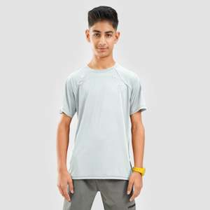 Youth Advantage Performance Tee Light Blue 100% Polyester Compressed Breathable Boxy Long <b>Animated</b> Knitted 300 Grams for Any - Product Image 1
