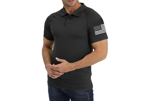 Ropa de Golf Personalizada de Alta Calidad, Material Deportivo de Secado Rápido, Corte Ajustado, Camiseta Polo Deportiva Estampada para Hombre - Product Image 2