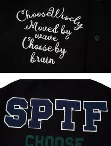 Varsity เสื้อแจ็กเก็ตเลตเตอร์แมนสำหรับโรงเรียนมัธยมปลาย,เสื้อแจ็คเก็ตแขนยาวปักโลโก้ตามสั่ง - Product Image 5