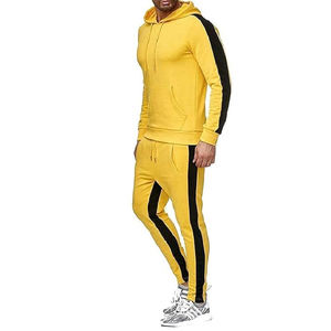 Conjunto Deportivo de Invierno de Algodón para Hombre, Cálido, de 2 Piezas, para Correr, Ropa Deportiva Informal, Venta al por Mayor - Product Image 3
