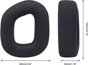 Coussinets d'oreille en maille de qualité supérieure, remplacement pour casque <span class=keywords><strong>Corsair</strong></span> HS80 Max HS80 USB filaire HS 80 RGB sans fil, réduction de bruit - Product Image 2