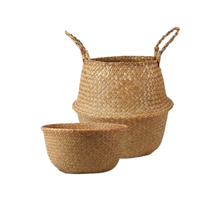 Soluciones de almacenamiento sostenibles: CESTAS DE VIENTRE DE HIERBA MARINAS hechas a mano de Vietnam, ideales para la decoración del hogar y la organización de macetas - Product Image 1