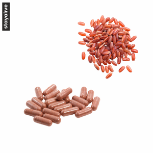 Cápsulas de arroz de levadura roja | Servicio de etiqueta privada | Tapas vegetales, sin OGM, sin gluten (60,90,120 cápsulas) - Product Image 5