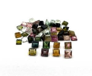 พลอยทัวร์มาลีนสีชมพูธรรมชาติอัญมณีทรงหลวมขนาด3-5มม. ได้รับการรับรองจากการทำเครื่องประดับ - Product Image 2