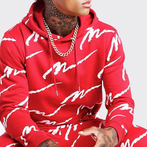 Conjunto de chándal de 2 piezas para otoño e invierno al por mayor, chándal de algodón y poliéster, chándal para hombre con logotipo personalizado - Product Image 6