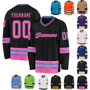 Maillot de hockey sur glace unisexe à séchage rapide personnalisé avec impression rapide de logo OEM/ODM livraison express disponible - Product Image 5