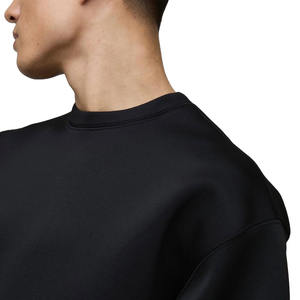 100% algodón hecho sudadera logotipo personalizado talla grande hombres sudadera campeón hombres clásico equipo sudadera en color negro - Product Image 6