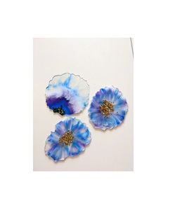 Juego de Posavasos de Resina Hechos a Mano con Material Resistente al Calor de 5 mm de Grosor para Decoración del Hogar, Perfecto para Regalar - Product Image 4