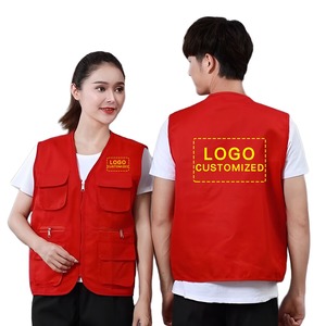 Logo design personnalisé Gilet de travail multi-poches coloré de qualité fiable pour promotion - Product Image 2