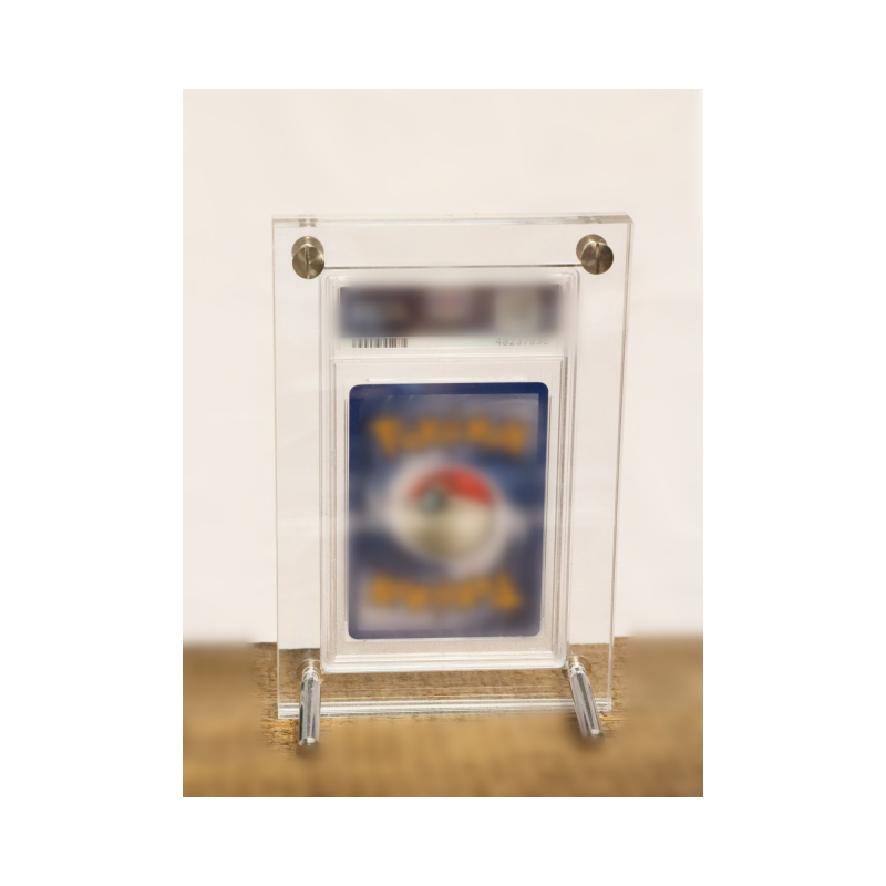 Desktop Metal Support Gallery Display P ONLY Graded Trading Card Frame UV Stand Acrylic Case for Desktop Metal Support Gallery Display P ONLY Graded Trading Card Frame UV Stand Acrylic Case for