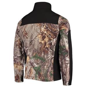 Blouson de survêtement rétro en nylon brodé avec logo personnalisé zippé et passepoil veste d'extérieur softshell vierge coupe-vent pour hommes - Product Image 5