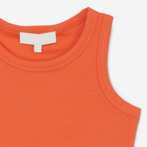 Camiseta sin mangas de verano OEM para mujer, camiseta sin mangas 100% de poliéster, Material de sublimación de alta calidad para niñas - Product Image 3
