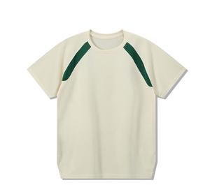 2025 primavera hombres Deportes Fútbol Jersey secado rápido transpirable Casual camiseta estampado sólido patrón Fitness tejido cuello mangas - Product Image 2