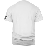T-shirt unisexe à manches courtes en coton mélangé polyester, motif drapeau américain patriotique, écologique, séchage rapide, respirant, logo personnalisé, toutes tailles