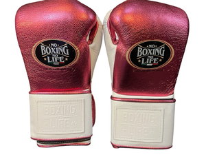 Customizable No Boxing No Life Boxing Gloves-High-quality cowhide leather,thick 4-layer <b>padding</b>,lace-up closure for martial arts - Product Image 5