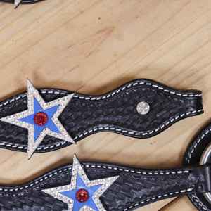 Ensemble de harnais de cheval western de qualité supérieure, logo personnalisé, tête de cheval en cuir, collier de poitrail pour l'équitation, service OEM bienvenu - Product Image 4