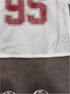 Unisex Breathable Plus Size Number Print Jersey <b>Shirt</b> Crew Neck Short Sleeve <b>Mesh</b> Tee Tops Casual Football Jersey <b>Shirts</b> - Product Image 5