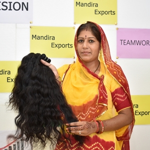 100% tissage vierge naturel meilleure qualité ondulé double trame faisceaux temple aligné extensions de cheveux vietnamiens humains - Product Image 6