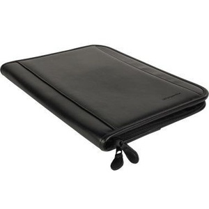 Soennecken DORTMUND Writing Portfolio 34 X 27 X 2.5 cm Black Cowhide Leather Desktop & <b>Drawer</b> Organizer - Product Image 1