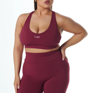 บราโยคะระบายอากาศได้สำหรับผู้หญิงผ้าสแปนเด็กซ์ผ้าไนลอนระบายอากาศได้ดีน้ำหนักเบาเป็นมิตรต่อสิ่งแวดล้อมเสื้อชั้นในเล่นกีฬาด้านหลังแข่ง - Product Image 6