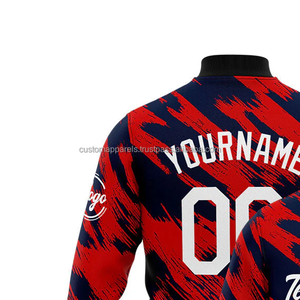 แจ็คเก็ตวาร์ซิตี้ผู้ชายสุดเท่ MCACVJ-218 คอตั้ง ปักโลโก้ด้านหน้า ตัดเย็บไร้รอยต่อ ผ้าวูล ระบายอากาศ กันลม - Product Image 3