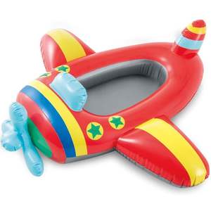 INTEX 119x114 cm gommone gonfiabile gommone rosso/giallo/blu acqua gioco per piscina per bambini mare durevole galleggianti gonfiabili - Product Image 1