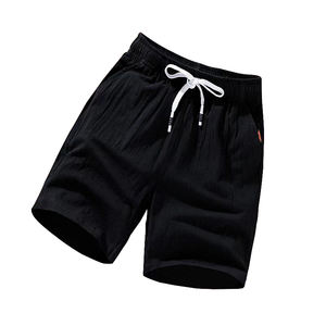Shorts de bain pour hommes, nouvelle collection été, taille haute, fermeture à cordon élastique, séchage rapide, respirant, léger, coupe ample, polyester - Product Image 5